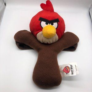 Angry Birds Red Bird On Brown Slingshot Plush